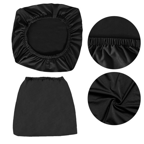 Black reusable chair cover - reusable,